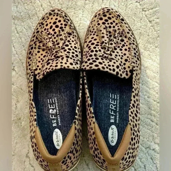 dr scholls Be Free Leopard Print Slip On Size 7 - Picture 1 of 8